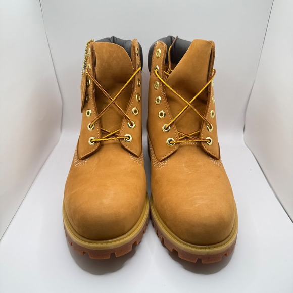Timberland Premium 6 Inch Waterproof Boot Wheat Nubuck Mens 12W 10061 713 main image 8